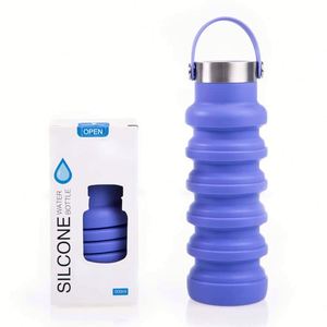 Silicone Collapsible Cup, Adult Sports Water Bottle - Product Image 3