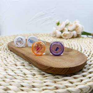 Bocaux vides de couleur personnalisée bocaux cosmétiques en plastique avec couvercle pour beurre corporel bocaux à crème - Product Image 2