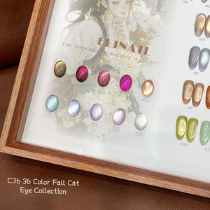 36 màu sắc <span class=keywords><strong>Nair</strong></span> nghệ thuật vẻ đẹp thủy tinh màu đỏ màu xanh lá cây màu xanh 9D ánh sáng Hàn Quốc ánh trăng Mèo Mắt Gel đánh bóng Bộ - Product Image 5