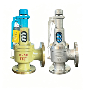 ท่อหม้อไอน้ำ A48Y-16C/A48Y-16P โครงสร้างสปริงยกเต็มแบบปลดแรงดันสูง  หน้าแปลน SS304 DN50 - Product Image 1