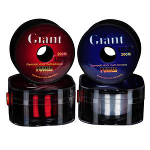 Línea de pesca trenzada gigante de 200 m, alta resistencia, multicolor, para cañas de pesca en el mar. - Product Image 1