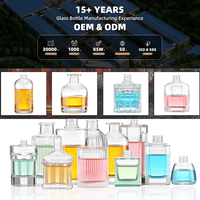 100ml 200ml Bouteille diffuseur de roseau en verre blanc clair Parfum d'huile essentielle d'arôme de luxe Conteneur de parfum vide