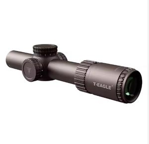 Alcance de visión marrón rojizo, iluminador de tácticas de caza de aleación de aluminio portátil, alcance IR de 30mm de largo alcance de vidrio ajustable - Product Image 4