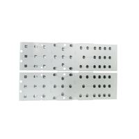 Mélange Échantillon gratuit Éclairage Télécommande Clavier Rond et Oblong Double Couche Blanc PET Avec Adhésif Métal Dome Array