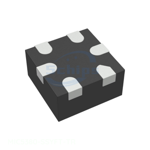 6 UFQFN, 6 TMLF ไอซี รีกูเลเตอร์ แบบเชิงเส้น 3.3V/3.3V 6TMLF มีสินค้าในสต็อก MIC5380-SSYFT-TR ชิ้นส่วนวงจรอิเล็กทรอนิกส์ ระบบจัดการพลังงาน (PMIC) - Product Image 1