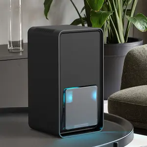 Household Moisture Proof Mini Portable Intelligent WIFI Interior Air Dehumidifier For Home With Color Atmosphere Lights