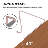 Bureau Support De Téléphone Portable Support de Tablette, 4mm D'épaisseur En Aluminium Support De Support pour Téléphone Portable et Tablette
