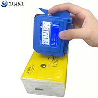 Imprimante jet d'encre éco-solvant portable 1 an de garantie pour l'impression de logos, dates d'expiration, numéros de lots, texte sur cartons, bouteilles en plastique, canettes métalliques, œufs