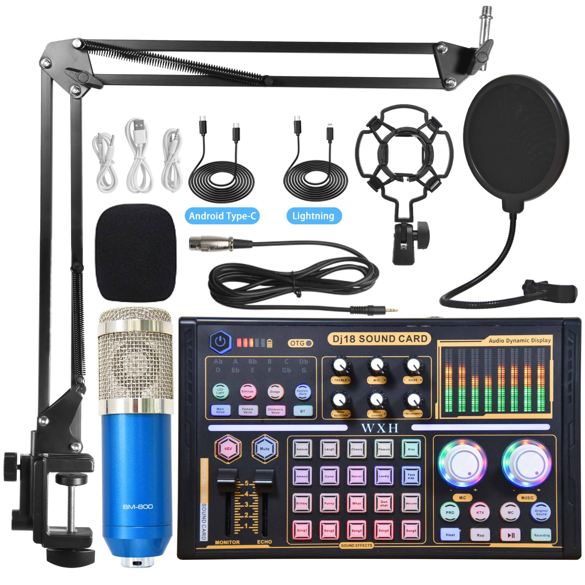 Blue Silver B800+DJ18 set