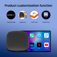 Boîtier AI CarPlay sans fil avec système Android 14 pour Netflix et YouTube, 2 Go + 16 Go, prend en charge le téléchargement d'applications, la mise en miroir à écran partagé