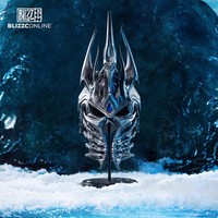 Nuevo Casco de Resina Ecológico de Warcraft, Arthas el Rey Lich, Modelo de Corona de Hielo de Dominio 1:1