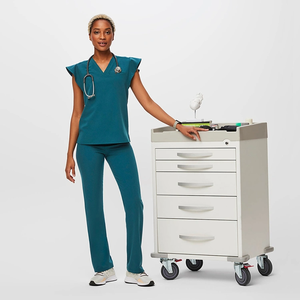 Nuova tuta da farmacia uniforme medica forniture di clinica odontoiatrica infermiere donna Scrub camicia + pantaloni servizio sanitario abbigliamento da lavoro veterinario - Product Image 4