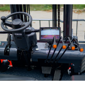 Nhỏ gọn bốn bánh mini1.6 tấn công suất cắt kéo ngã ba mở rộng bán kính quay nhỏ xe nâng điện - Product Image 6