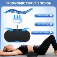 Coussin de soutien lombaire en mousse à mémoire de forme pour chaise de bureau ergonomique, soulagement des douleurs sciatiques et du coccyx
