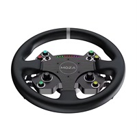 Volant de course Moza Racing CS V2P, 13 pouces, jante de course standard, volant de simulation de course de qualité aéronautique pour PC, drift, rallye, simulation