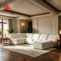 Canapé d'angle modulable moderne pour salon, emballage compressé, fabriqué pour appartements et hôtels