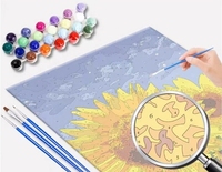 LP Customize Digital Canvas DIY Painting Kits Acrylic Paint by Number Kit Digital Painting Children Decorative Paint