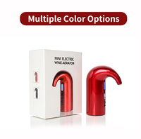 Aérateur de bouteille automatique rechargeable par USB à une touche pour distributeur électronique de vin rouge Ensemble de carafes pour cadeaux d'entreprise