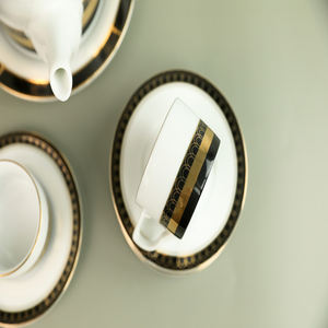 Juego de té de porcelana cerámica personalizado de alta calidad a precio de fábrica fabricante proveedor Kim Lai chapado en oro - Product Image 3