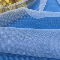 Tissu en maille de nylon blanc 25 g/m² respirant, léger (1 mm), 100 % nylon, pour robes de soirée et robes à paillettes, tissu tulle, tissu dentelle