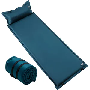 2024 Air Mattress Camping Hiking Self-inflating Mat Outdoor Inflatable Mattress Travel Sleeping Sponge Pad