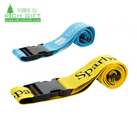 Sangle vierge professionnelle, lanière détachable pour bagages de voyage, 12 pièces, prix d'usine, personnalisée, promotion, pour boîtes de bagages