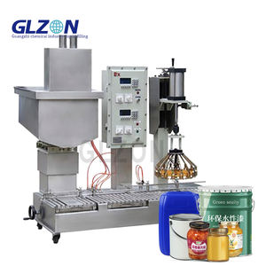 Machine de remplissage quantitative entièrement automatique pour huiles végétales, peintures, résines et agents de durcissement en bidons - Product Image 2