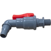 Robinet d'arrosage extérieur en plastique PP à filetage mâle pour tuyau d'irrigation de jardin