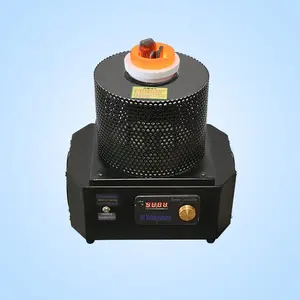 110V 500g Capacity 1400 Degrees Copper Silver Induction Melting Machine Electric Gold Melting Furnace Heater