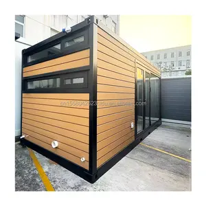 EU 20ft nhà gỗ vườn nhà tiền chế hiện đại sang trọng prefab nhà thép cấu trúc