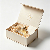 Boîte en carton rigide mat de luxe avec logo personnalisé, grande, pliable, vide, avec fermeture magnétique, emballage cadeau en papier