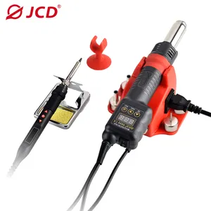 JCD 8899 2 in 1 Hot Air Rework Station and 750W Soldering Iron Station LCD Display Controlled Temperature Hot Air Staiton