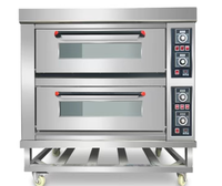 Horno Eléctrico de Convección DEBACK de Alta Calidad, Equipo de Panadería, 3 Niveles, 6 Bandejas, Control Manual, Pantalla LED