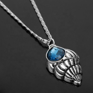 Hiphop Bijoux Pendentif En Pierre Collier Hommes Coquille D'escargot de Mer Collier - Product Image 2