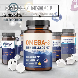 Capsule di Olio di Pesce Omega 3 OEM con EPA DHA per Migliorare l'Immunità delle Donne, 120 Capsule Senza OGM - Product Image 3
