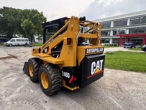 Cargadora <span class=keywords><strong>de</strong></span> Ruedas CAT 246D Usada con Estructura Reforzada, Cucharón Sólido y Acoplador Rápido para Sudamérica - Product Image 3