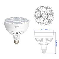 Projecteur LED PAR38 C VP01 homologué ETL 60W 55W 50W AC100-277V sans scintillement, garantie 3 ans, E26 E27, LED PAR38 avancée pour bijoux