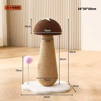 XYS Griffoir vertical pour chat en corde de sisal écologique, anti-chute de poils, tout-en-un, 1 kg, mobilier pour animaux de compagnie
