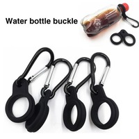 Boucle de fixation pour bouteille d'eau de sport en plein air, écologique, pour l'escalade, l'alpinisme et la course à pied, avec design circulaire et en silicone