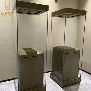 Vitrine de Collection, vitrine de vin en verre en métal - Product Image 6