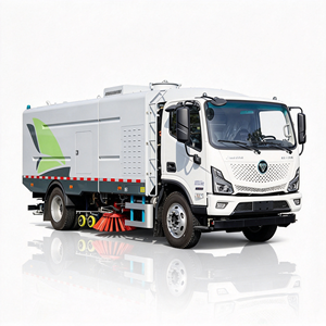 Camión barredor de nueva energía Foton de 12 toneladas, camión barredor y lavador de carreteras, camión barredor de saneamiento para limpieza de carreteras urbanas - Product Image 1