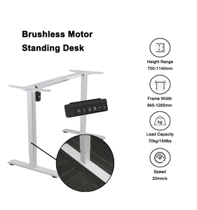 2surf2 bán buôn OEM ODM duy nhất động cơ không chổi than máy tính đứng bảng Ergonomic thông minh điện heightadjustable bàn - Product Image 2