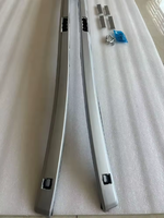Barres de toit en alliage d'aluminium sans perçage, capacité 50 kg, fixation par boulons pour CR-V 2012-2016, 2 pièces