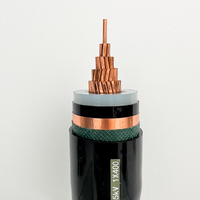 Isolation supérieure PVC gainé fil de cuivre simple conducteur Transmission de puissance câbles de câblage électrique 400mm2