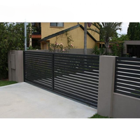 Clôture d'intimité en aluminium au design moderne Panneaux de clôture en métal faciles à utiliser pour villa, cour et balcon Quincaillerie de clôture durable pour pelouse
