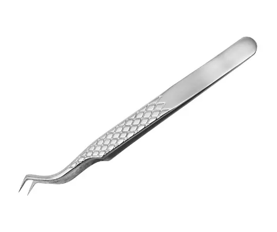 exquisite Anti-slip High precision eyelash technician use tweezers clips professional eyelash grafting tool tweezers