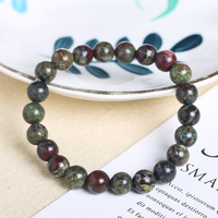 Bracelet en pierre de sang de dragon naturelle de haute qualité JD 6/8/10/12 mm, certifié CNAS, bijoux de mode, cadeau spécial pour hommes, pierres précieuses en vrac