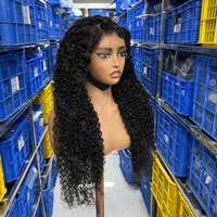 Wig rambut manusia gelombang air tanpa lem, HD Lace Front Raw Brazilian 13x6, wig natural dengan frontal untuk wanita.