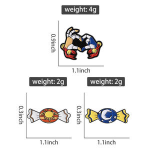 Эмалированная брошь в виде маски - Product Image 6