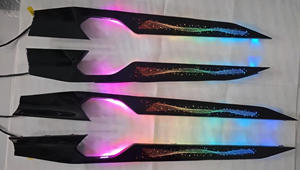 SJC Auto Éclairage intérieur 64 couleurs pour Geely Coolray L/Coolray CooL <span class=keywords><strong>2022</strong></span>-2025 Voiture LED Éclairage ambiant Accessoires décoratifs - Product Image 3